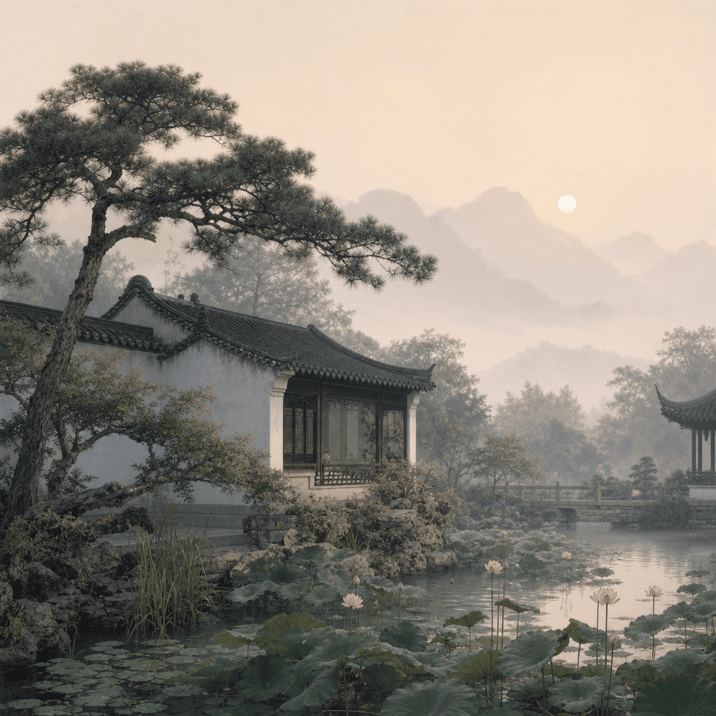 宋式山水园林 灵感图片