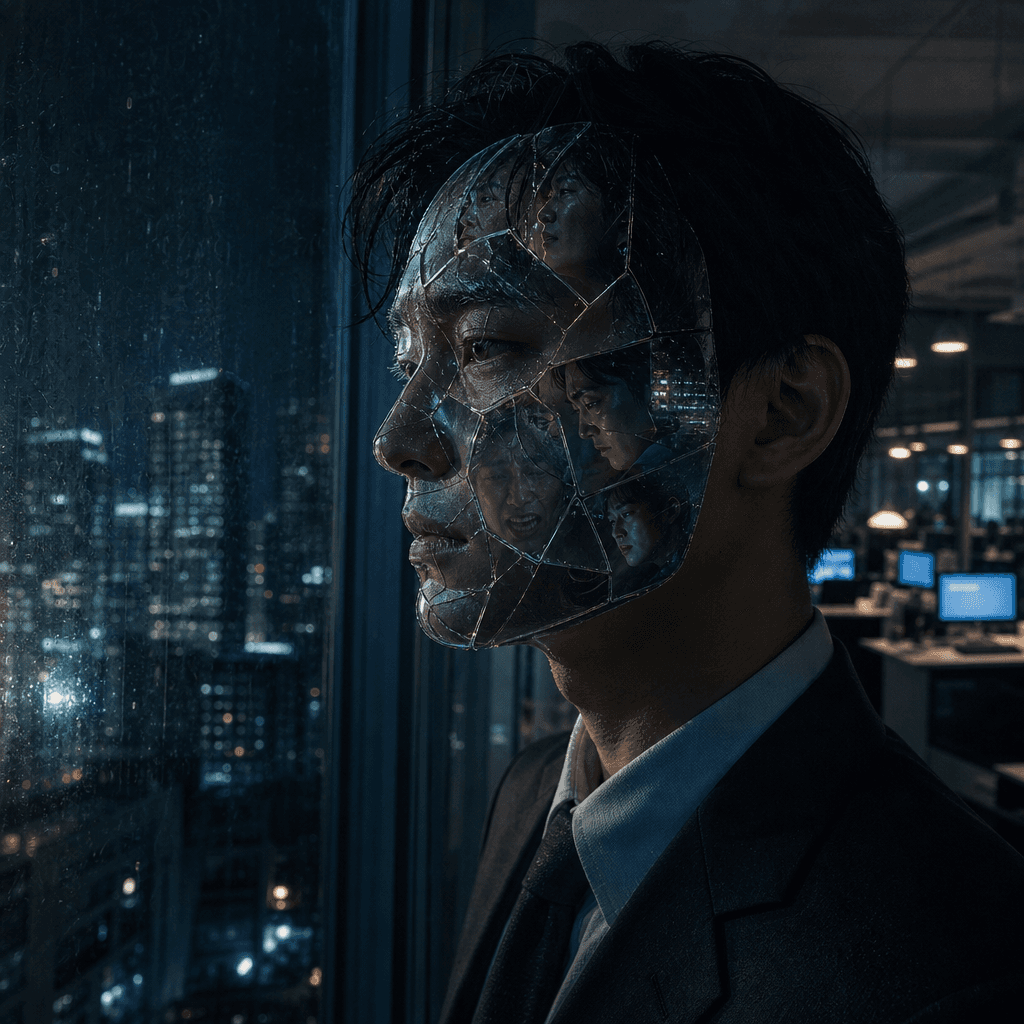 上班族情绪裂变海报 灵感图片